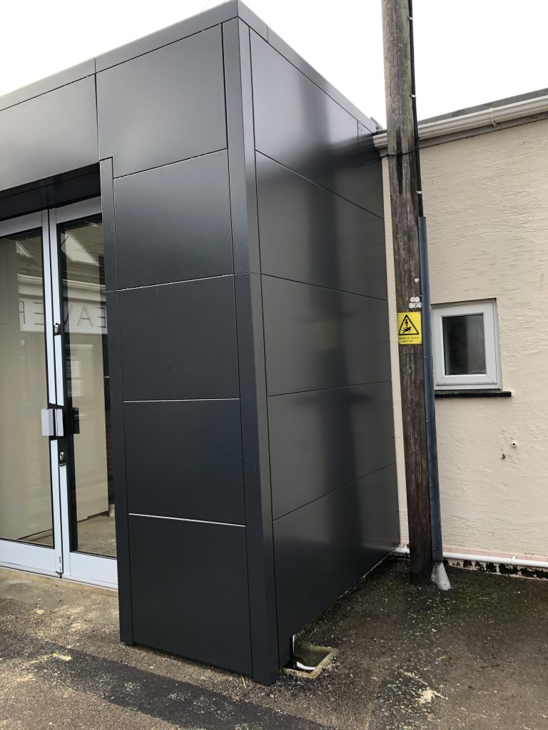 Aluminium wall cladding systems