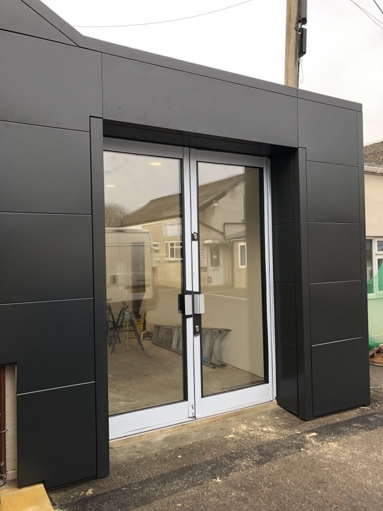 Aluminium wall cladding systems